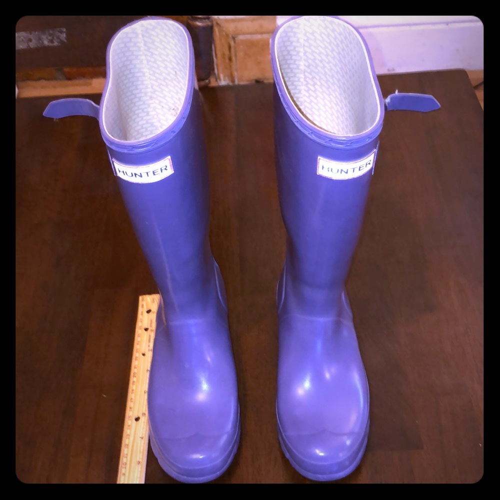 Girls Hunter Rain Boots Lavender